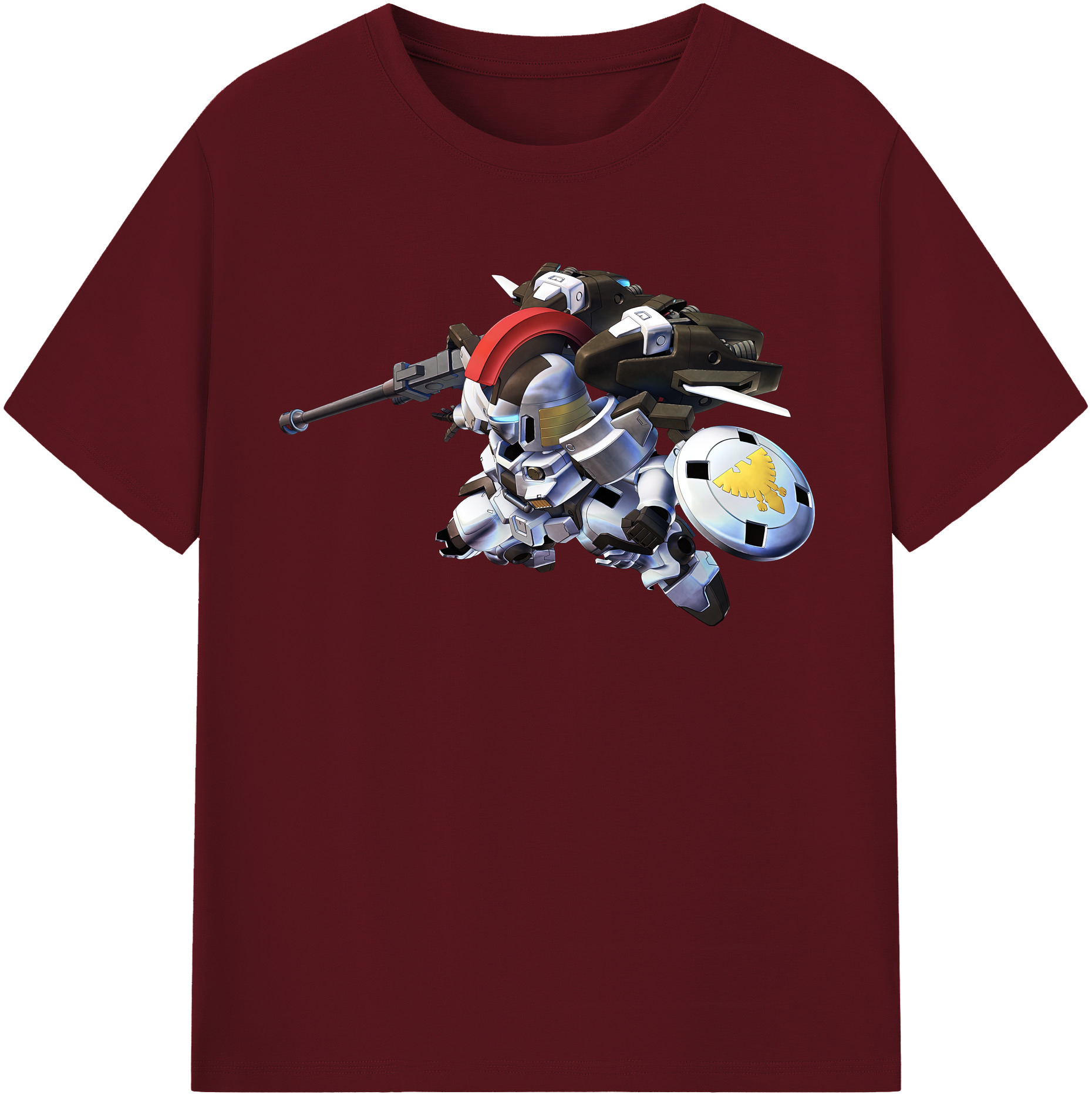 （画像用） 機動戦士ガンダム Mobile Suit Gundam 綿100％半袖Tシャツ（フロントプリント）